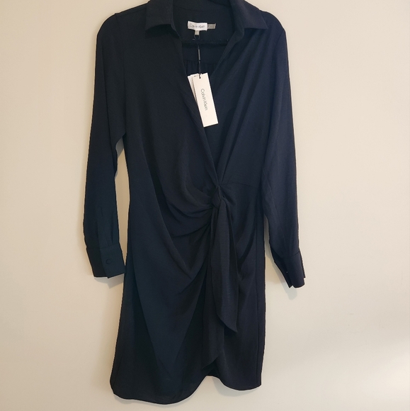 NWT Black Calvin Klein Dress - Picture 1 of 8
